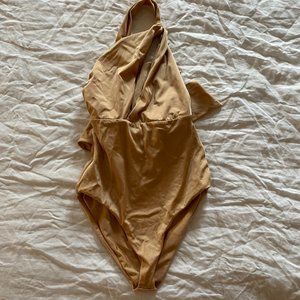 Azulu Gold Swimsuit with tags never worn